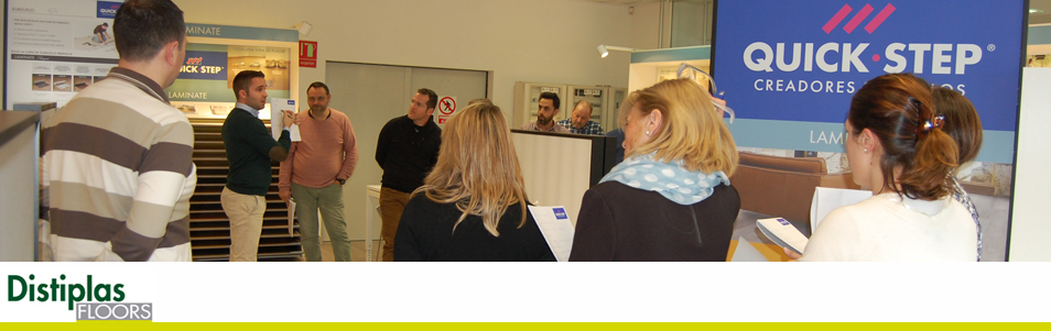 DISTIPLAS FLOORS ORGANIZA CON LA COLABORACIÓN DE QUICK STEP UNA RUTA DE JORNADAS TÉCNICAS POR TODA ESPAÑA