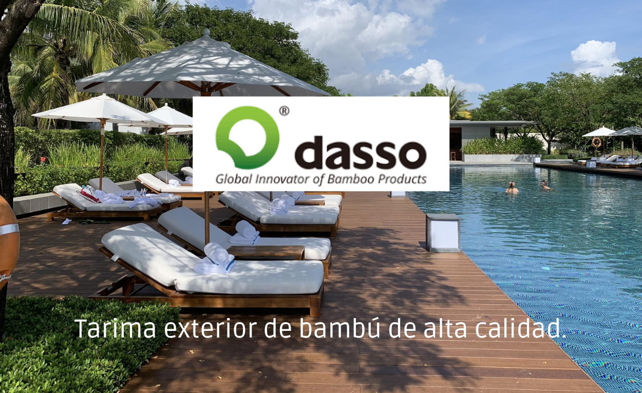 Nueva tarima de bambú Dasso: El futuro del exterior es sostenible.