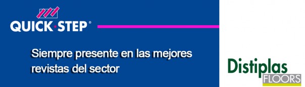 Quick Step apoya a sus puntos de venta oficiales con publicidad en los mejores medios